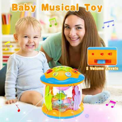 Baby Night Light Rotating Sea Animals & Soothing Melodies