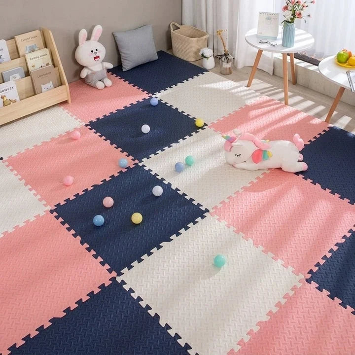 Baby Play Mat Non-Toxic Foam 12 Interlocking Pieces