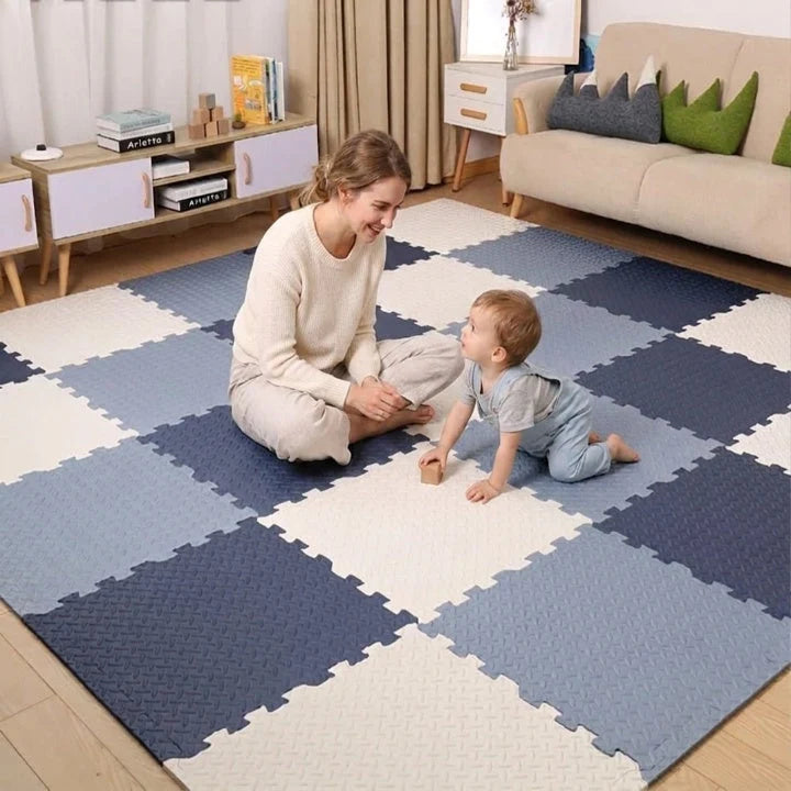 Baby Play Mat Non-Toxic Foam 12 Interlocking Pieces