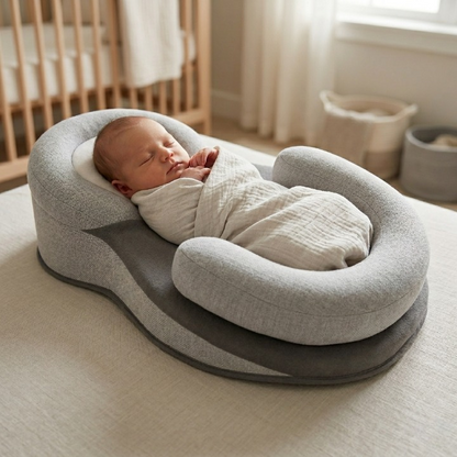 Baby Positioning Pillow Ergonomic Breathable Removable Cotton Cover