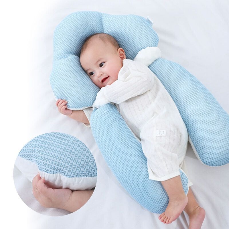 Baby Positioning Pillow Ergonomic Memory Foam Machine-Washable Cover