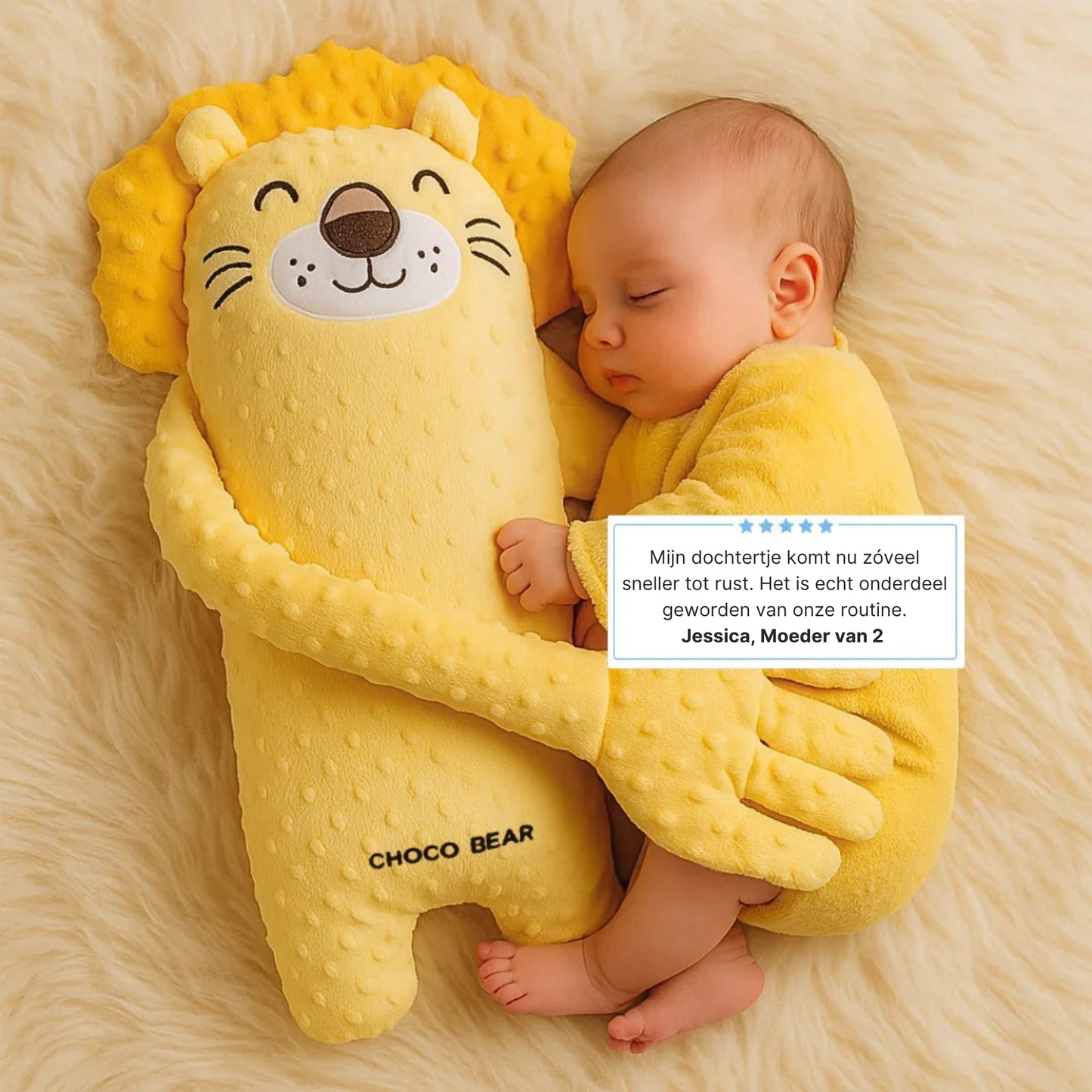 Baby Sleep Pillow Gentle Tapping Extra-Soft Plush