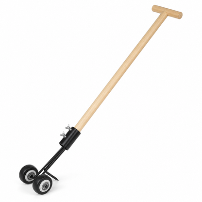 Back-Friendly Upright Weed Remover with Wheels (8-Cm Working Width)