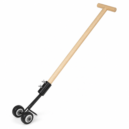 Back-Friendly Upright Weed Remover with Wheels (8-Cm Working Width)