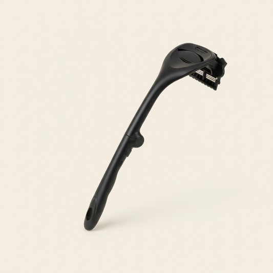 Back Shaver 17.7-Inch Double Stainless Blades Non-Slip Grip