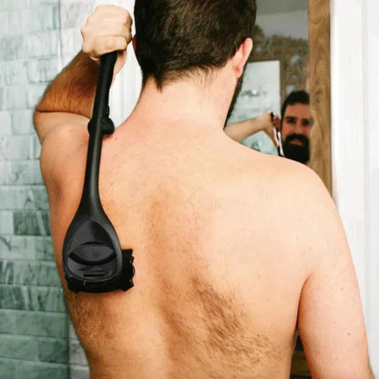 Back Shaver 17.7-Inch Double Stainless Blades Non-Slip Grip