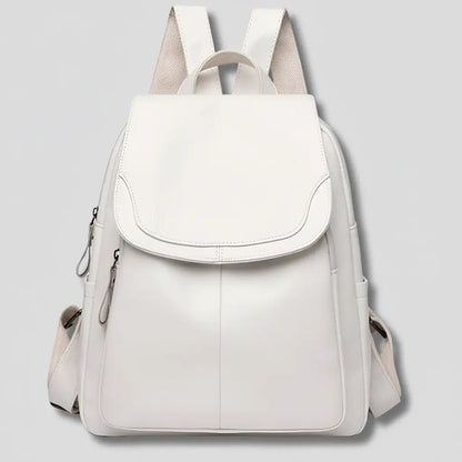 Backpack Anti-Theft Concealed Back Zipper Embossed PU Leather