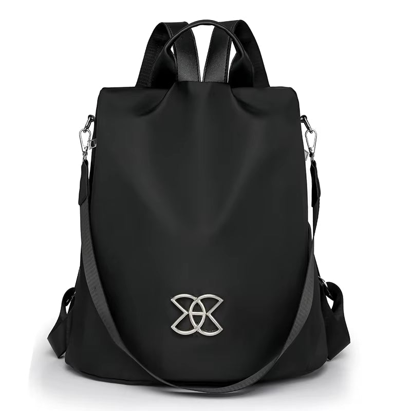 Backpack Anti-Theft Hidden Back Zipper Water-Resistant Oxford Fabric