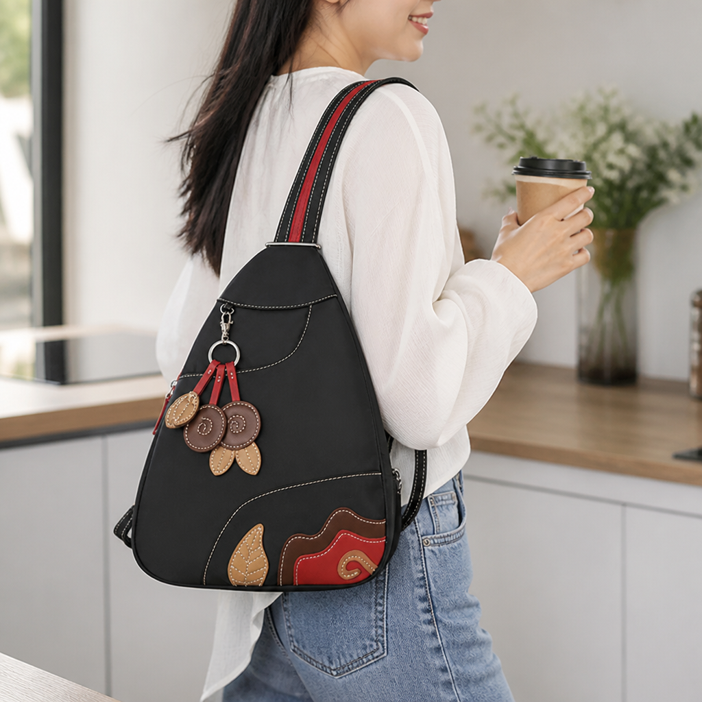 Backpack Convertible Weather-Resistant Nylon