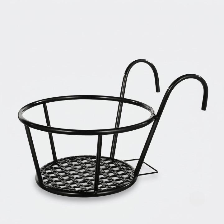 Balcony Plant Pot Holder No-Drill Drainage Set of 3
