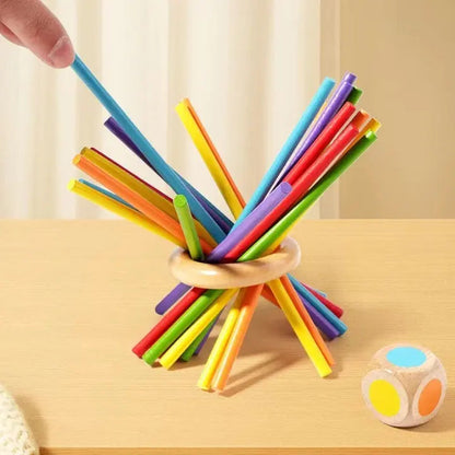 Ball Tower Game Wood & Acrylic Fine Motor Skills