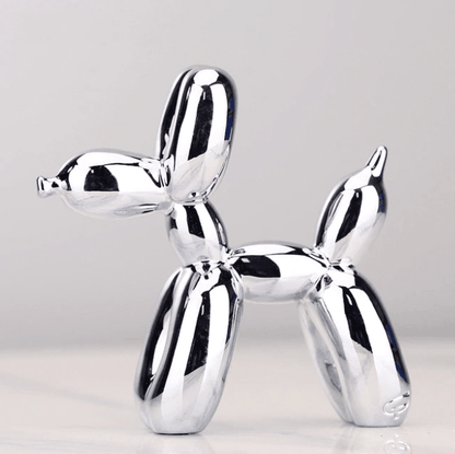 Balloon Dog Sculpture Glossy Resin Multiple Sizes