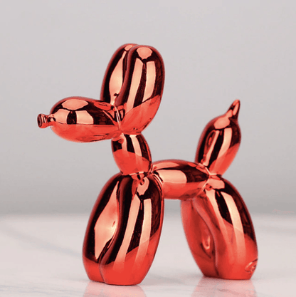 Balloon Dog Sculpture Glossy Resin Multiple Sizes