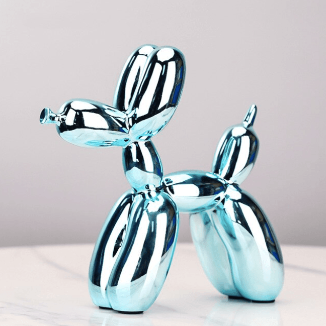 Balloon Dog Sculpture Glossy Resin Multiple Sizes