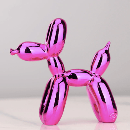 Balloon Dog Sculpture Glossy Resin Multiple Sizes