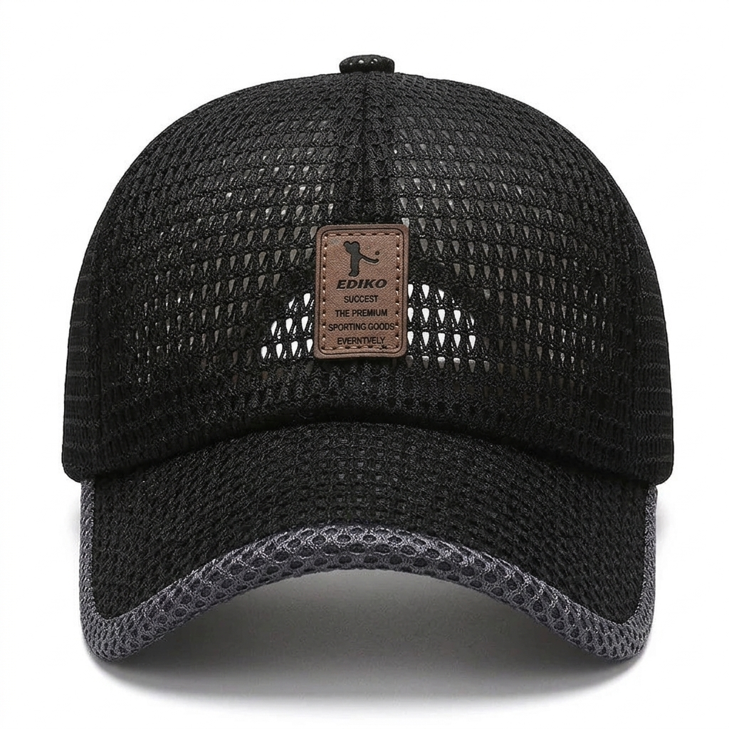 Baseball Cap Breathable Mesh UV Protection Adjustable Fit