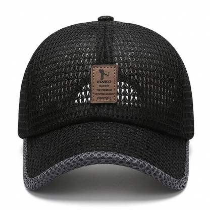 Baseball Cap Breathable Mesh UV Protection Adjustable Fit