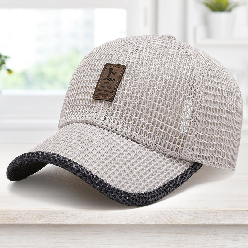 Baseball Cap Breathable Mesh UV Protection Adjustable Fit