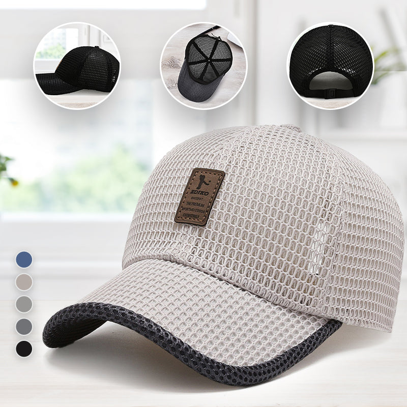 Baseball Cap Breathable Mesh UV Protection Adjustable Fit