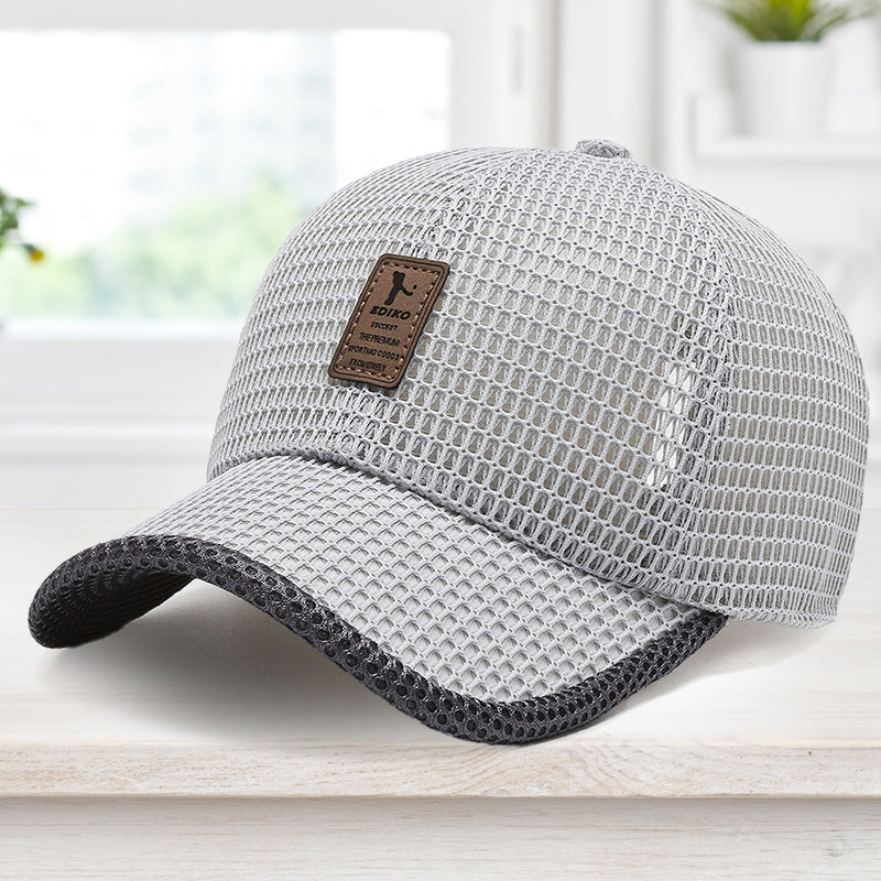 Baseball Cap Breathable Mesh UV Protection Adjustable Fit
