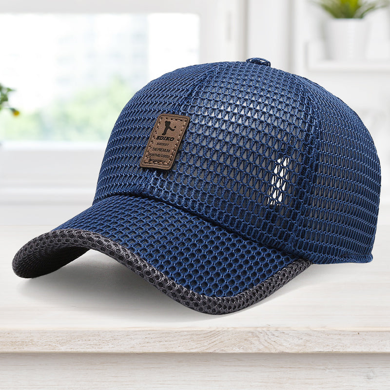 Baseball Cap Breathable Mesh UV Protection Adjustable Fit