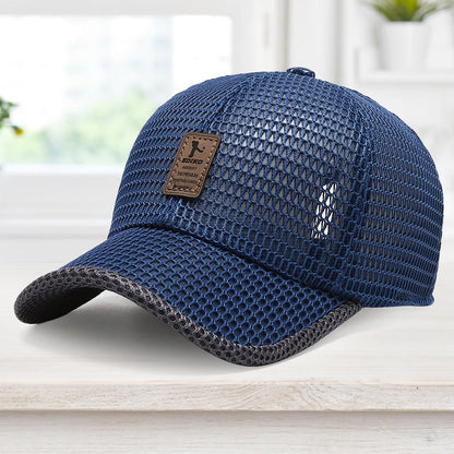 Baseball Cap Breathable Mesh UV Protection Adjustable Fit