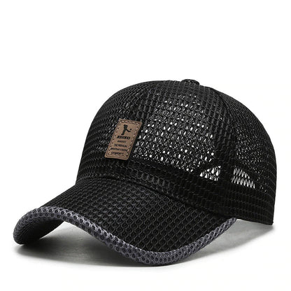 Baseball Cap Full Mesh Deep Brim Adjustable Snapback