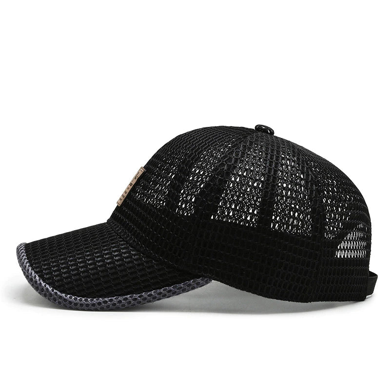 Baseball Cap Full Mesh Deep Brim Adjustable Snapback