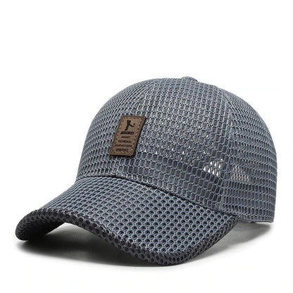 Baseball Cap Full Mesh Deep Brim Adjustable Snapback
