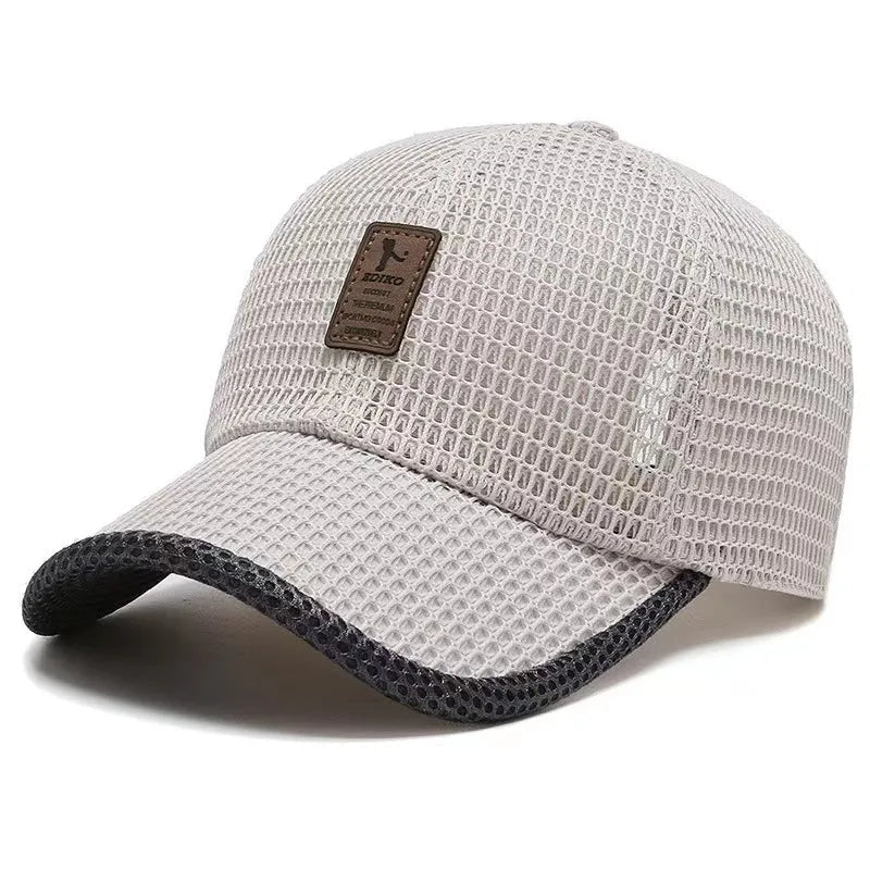 Baseball Cap Full Mesh Deep Brim Adjustable Snapback