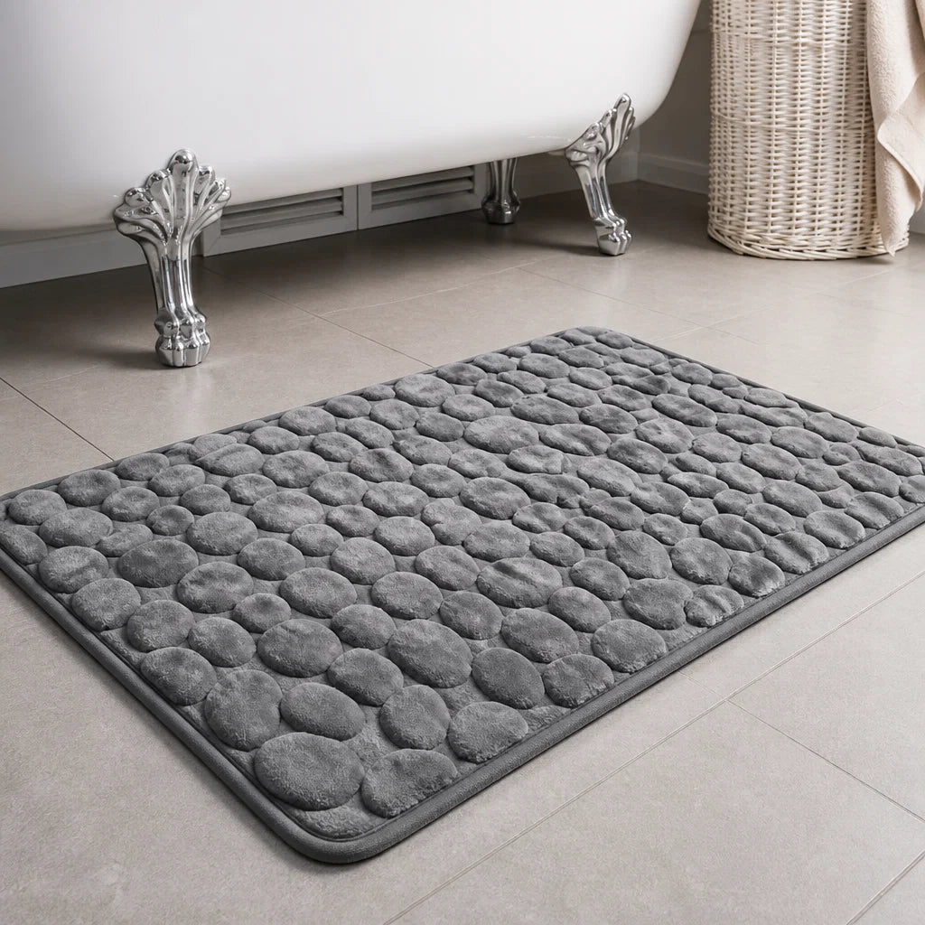 Bath Mat Non-Slip & Quick-Absorbent Cotton Terry