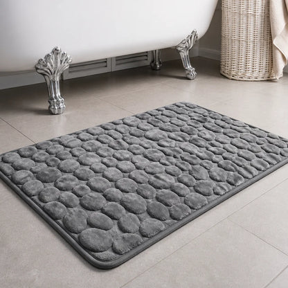 Bath Mat Non-Slip & Quick-Absorbent Cotton Terry