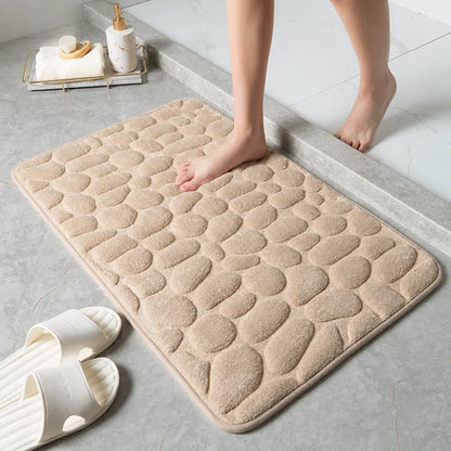 Bath Mat Non-Slip & Quick-Absorbent Cotton Terry