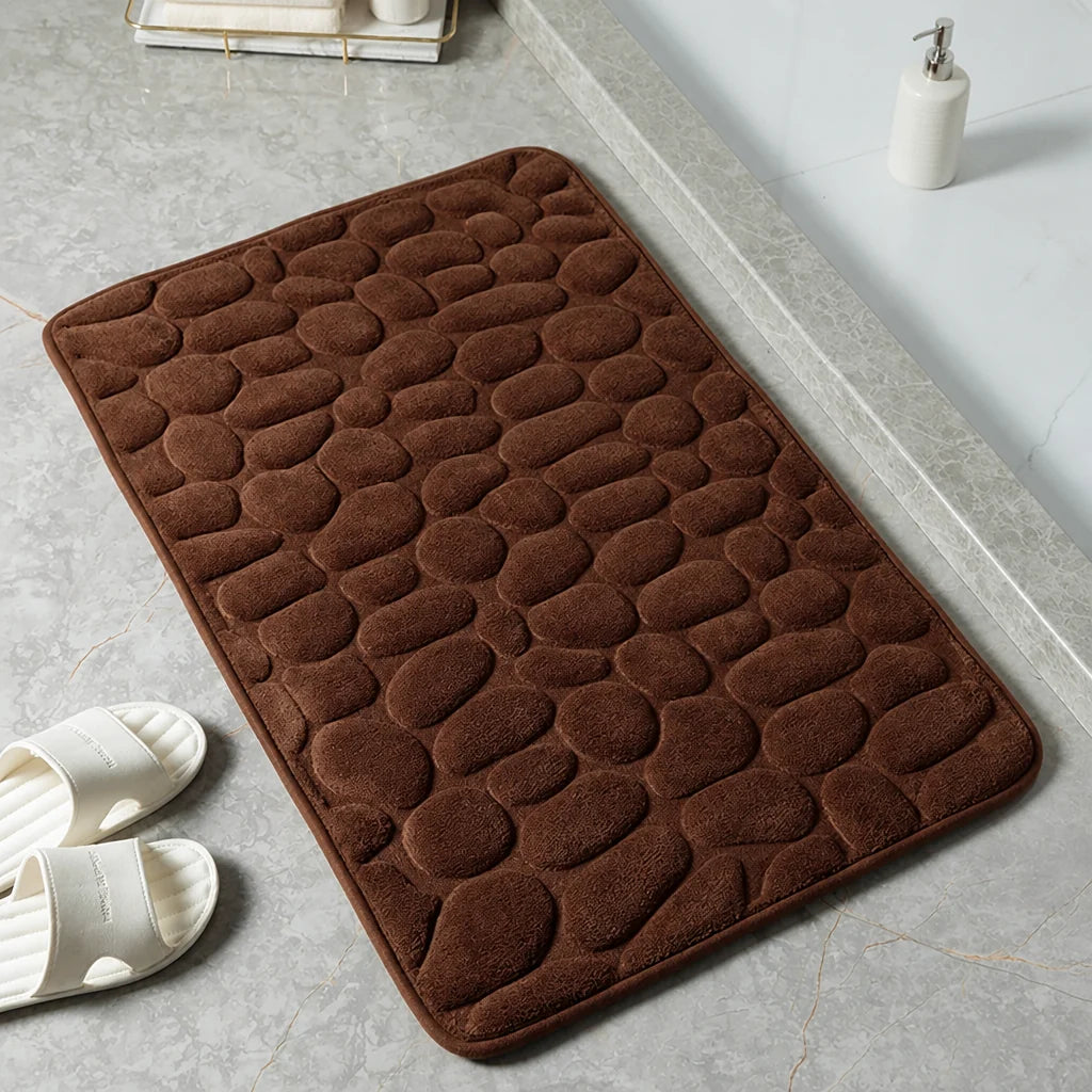 Bath Mat Non-Slip & Quick-Absorbent Cotton Terry