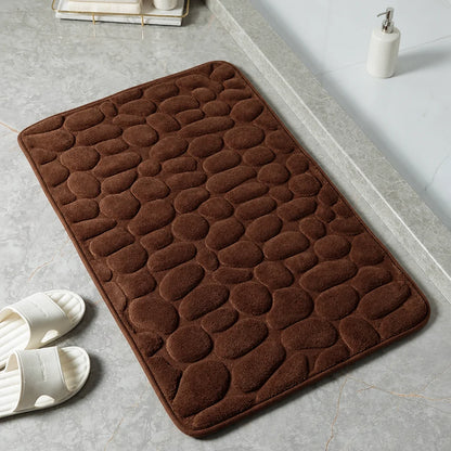 Bath Mat Non-Slip & Quick-Absorbent Cotton Terry