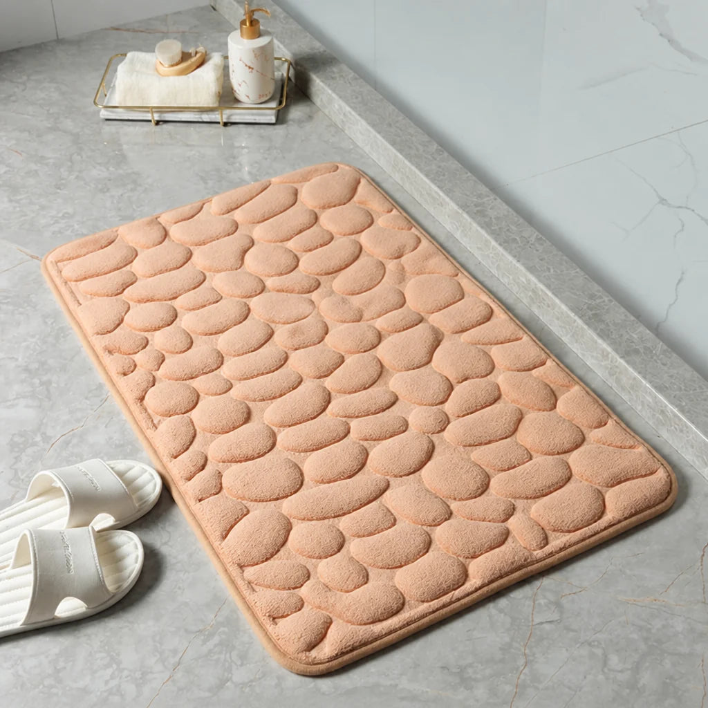Bath Mat Non-Slip & Quick-Absorbent Cotton Terry
