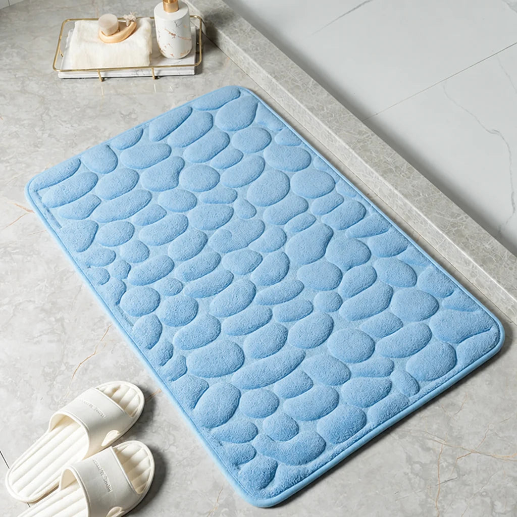 Bath Mat Non-Slip & Quick-Absorbent Cotton Terry