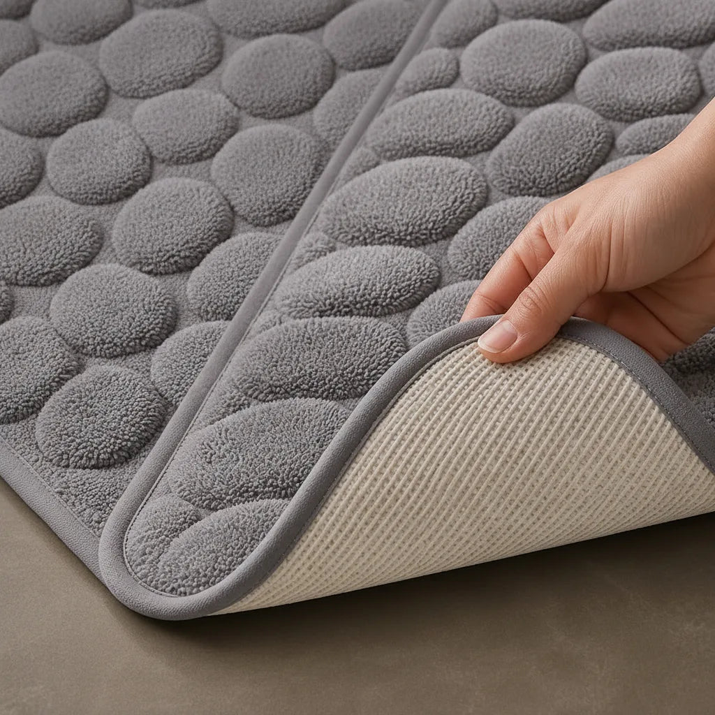 Bath Mat Non-Slip & Quick-Absorbent Cotton Terry