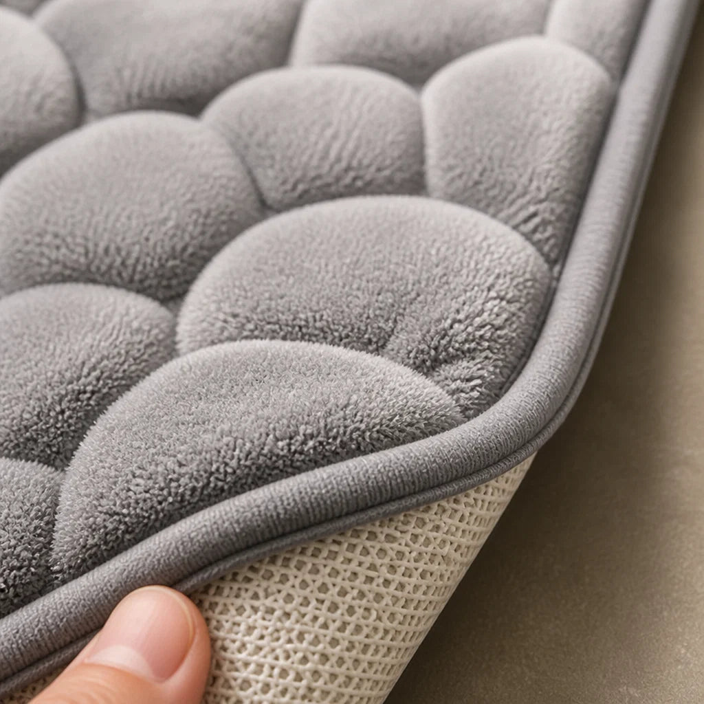 Bath Mat Non-Slip & Quick-Absorbent Cotton Terry