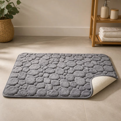 Bath Mat Non-Slip & Quick-Absorbent Cotton Terry