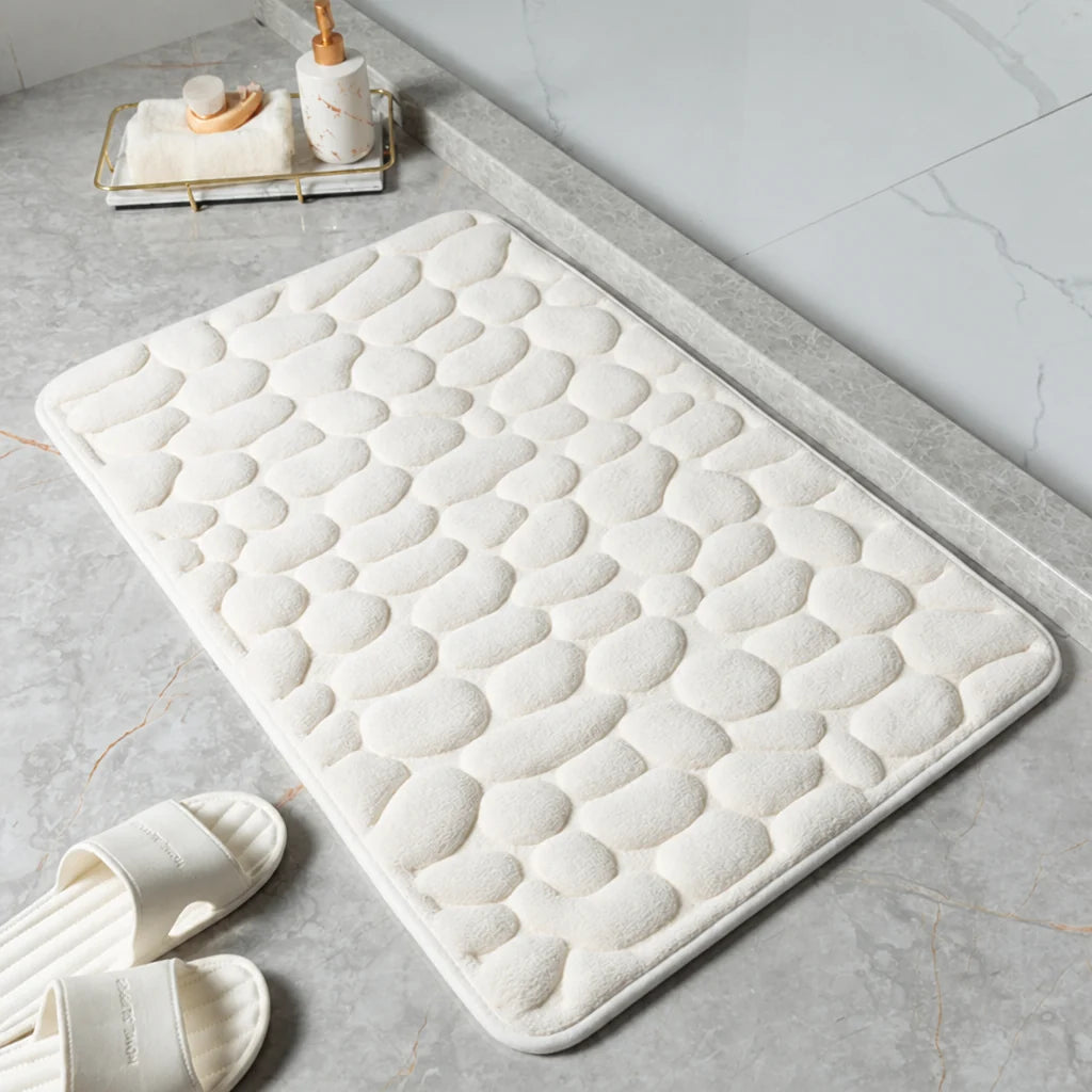 Bath Mat Non-Slip & Quick-Absorbent Cotton Terry