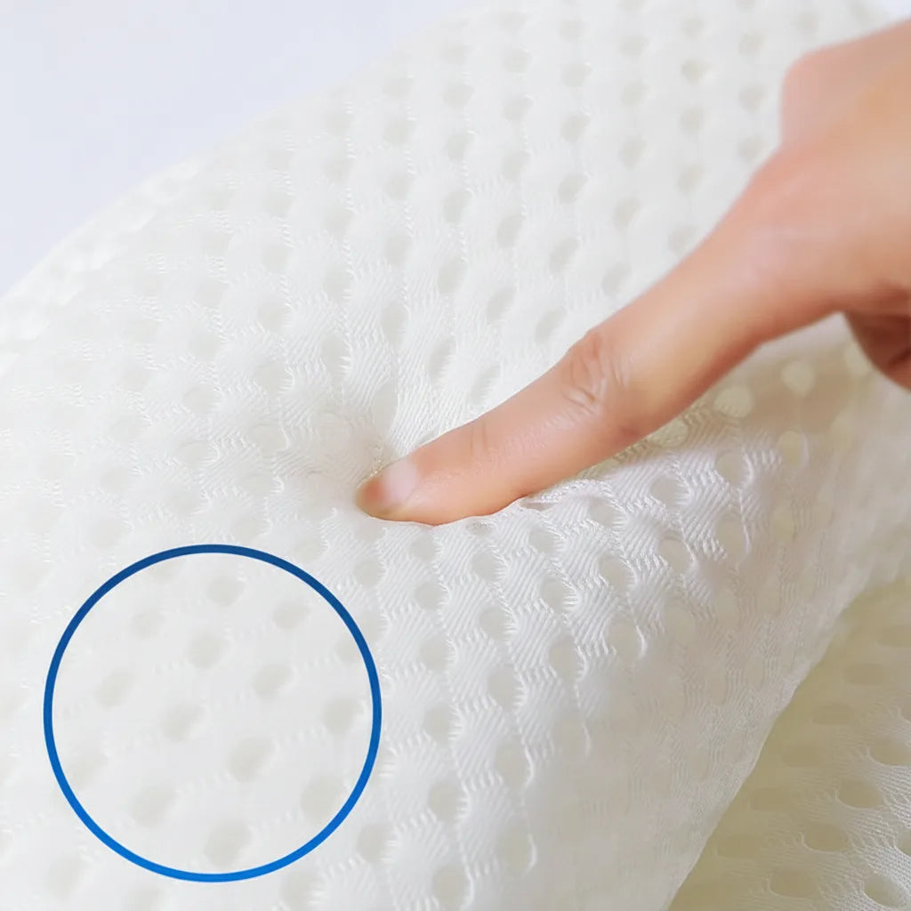 Bath Pillow Ergonomic Neck Support & Non-Slip Suction Cups