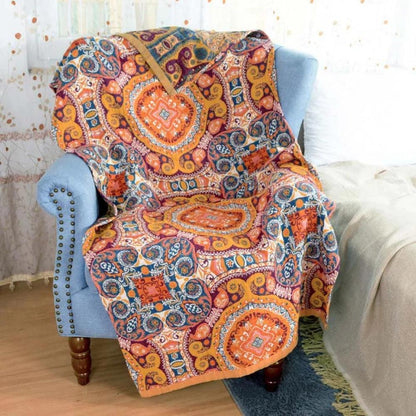 Bath Towel 100% Cotton Quick-Drying Vintage Boho