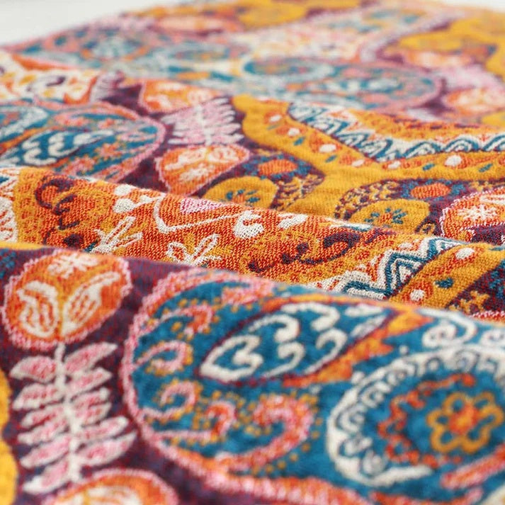 Bath Towel 100% Cotton Quick-Drying Vintage Boho