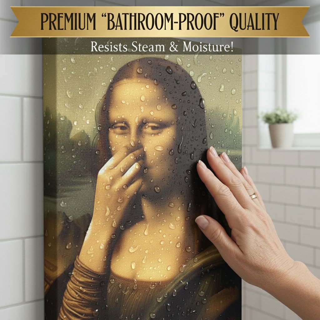 Bathroom Canvas Print Renaissance Waterproof & Pre-Framed