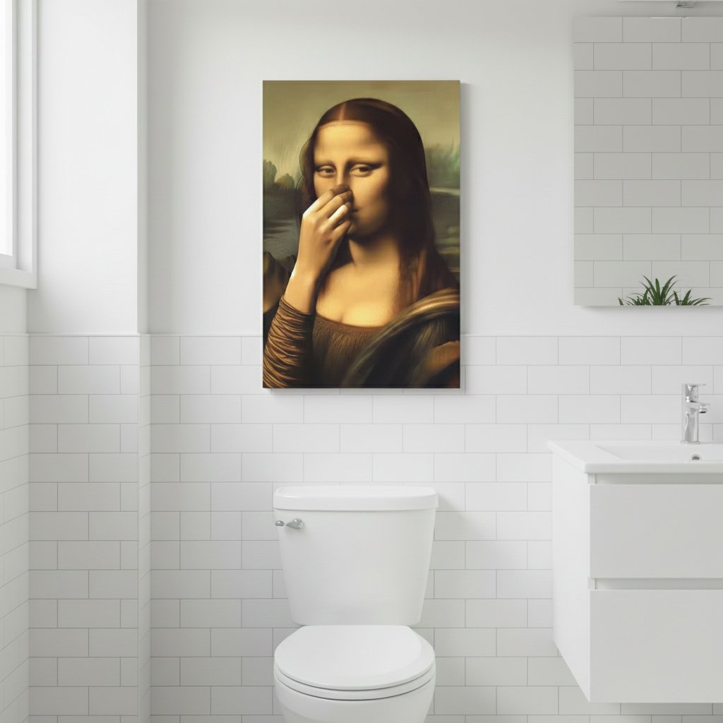 Bathroom Canvas Print Renaissance Waterproof & Pre-Framed