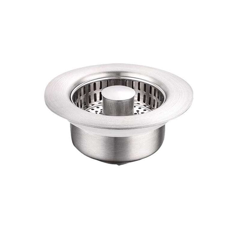 Bathroom Drain Strainer Pop-Up Filter & Plug Stainless Steel
