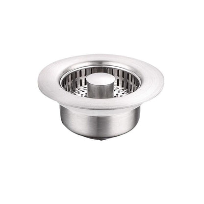 Bathroom Drain Strainer Pop-Up Filter & Plug Stainless Steel