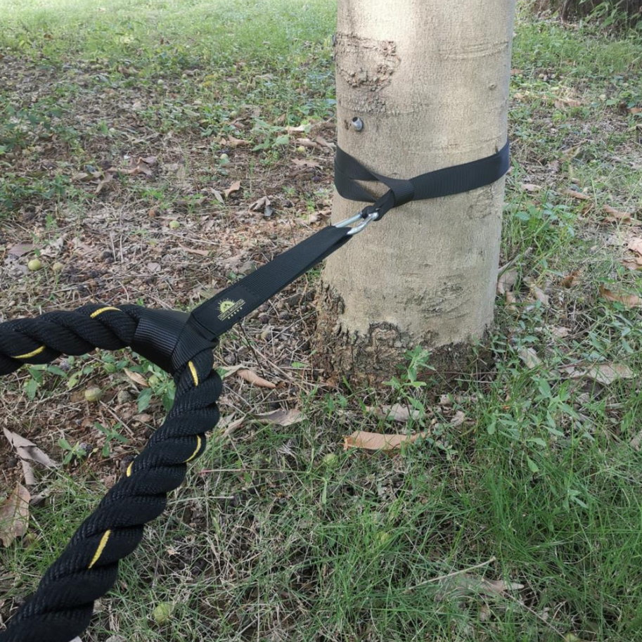 Battle Rope Anchor Strap Tool-Free Wrap & Weather-Resistant
