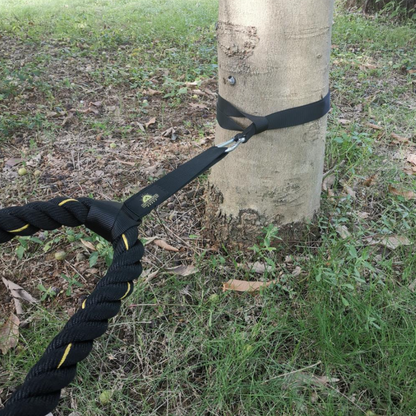 Battle Rope Anchor Strap Tool-Free Wrap & Weather-Resistant